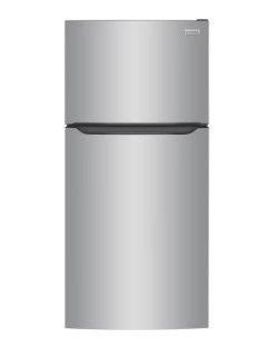 Photo 1 of Frigidaire Garage-Ready 18.3-cu ft Top-Freezer Refrigerator (Easycare Stainless Steel)
