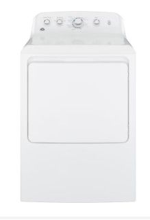 Photo 1 of GE 7.2-cu ft Electric Dryer (White)
