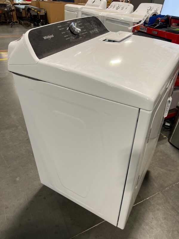 Photo 6 of Whirlpool 7-cu ft Steam Cycle Electric Dryer (White)
