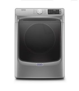 Photo 1 of Maytag 7.3-cu ft Stackable Electric Dryer (Metallic Slate) ENERGY STAR
