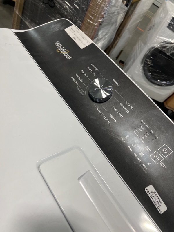 Photo 9 of Whirlpool 7-cu ft Electric Dryer (White)
