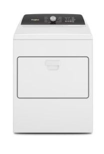 Photo 1 of Whirlpool 7-cu ft Electric Dryer (White)
