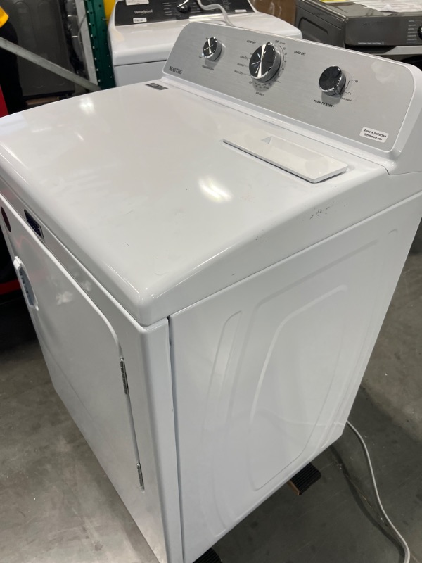 Photo 6 of Maytag 7-cu ft Electric Dryer (White)
