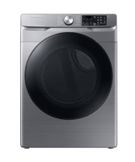 Photo 1 of Samsung 7.5-cu ft Stackable Steam Cycle Smart Electric Dryer (Platinum)
