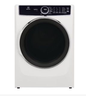 Photo 1 of Electrolux 8-cu ft Stackable Steam Cycle Electric Dryer (White) ENERGY STAR
