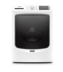 Photo 1 of Maytag 4.5-cu ft High Efficiency Stackable Steam Cycle Front-Load Washer (White) ENERGY STAR
