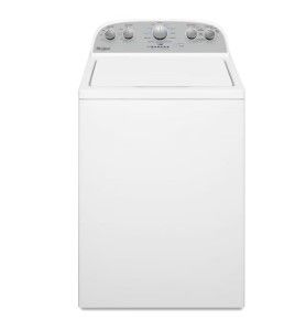 Photo 1 of Whirlpool 3.8-cu ft High Efficiency Impeller and Agitator Top-Load Washer (White)
