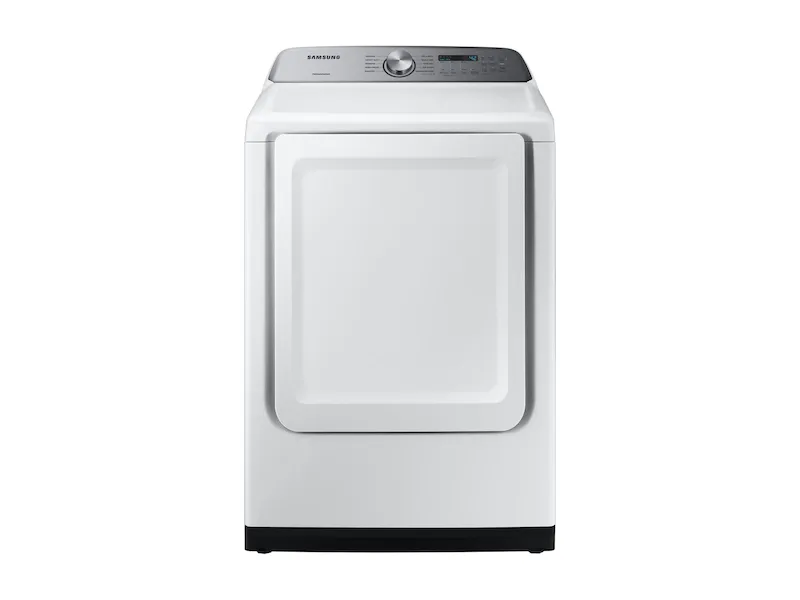 Photo 1 of Samsung 7.4-cu ft Reversible Side Swing Door Gas Dryer (White)
