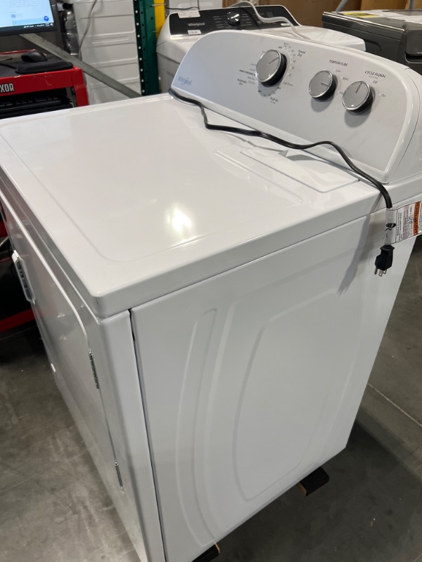 Photo 6 of Whirlpool 7-cu ft Reversible Side Swing Door Gas Dryer (White)

