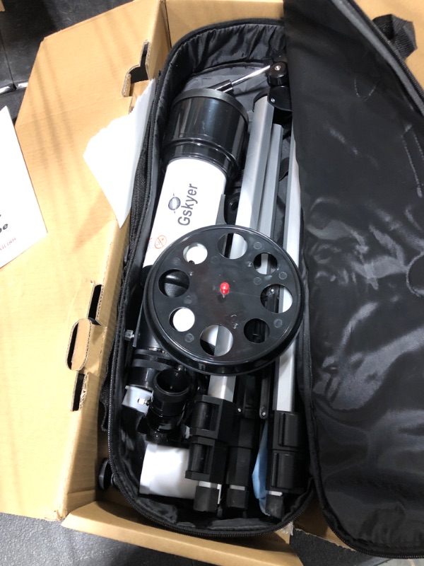 Photo 1 of Gskyer Telescope, 70mm Aperture 400mm AZ Mount Astronomical Refracting Telescope for Kids Beginners - Travel Telescope with Carry Bag, Phone Adapter and Wireless Remote