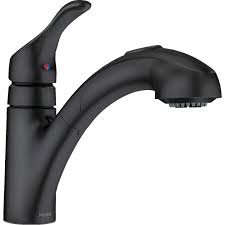 Photo 1 of ******* SILVER PULL OUT******** Moen CA87316BL Kitchen Faucet, Matte Black, 0.375