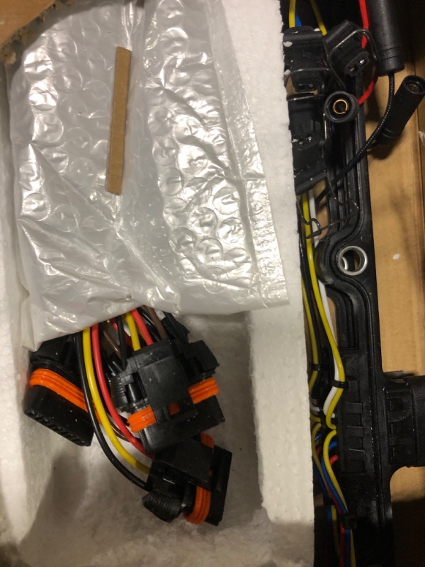 Photo 1 of FGJQEFG Injector Glow Plug Harnesses + Valve Cover Gaskets + Glow Plugs Kit Compatible with 94-97 7.3L Ford F250 E350 Powerstroke Diesel Replace F4TZ12A342BA F4TZ-9D930-K F4TZ-6584-A 615-202 Harnesses+Gaskets+Glow Plug For 94-97 7.3L Ford