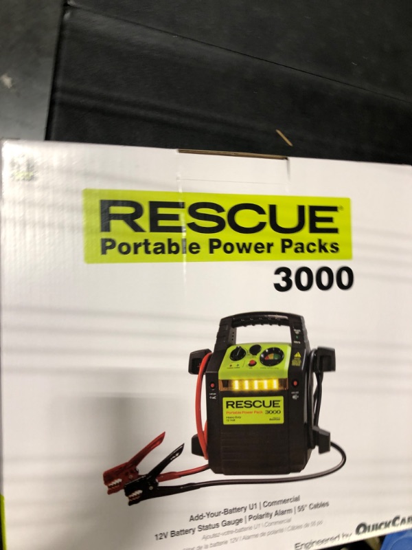 Photo 2 of Quick Cable 604055-001 Rescue Commercial Jump Pack 3000 Model