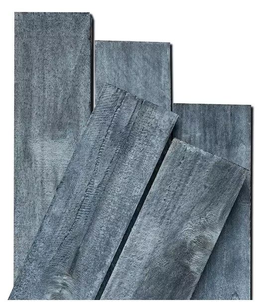 Photo 1 of Weaber 1/2 in. x 4 in. x 4 ft. Nantucket Gray Poplar Weathered Barn Wood Boards (8-Piece)