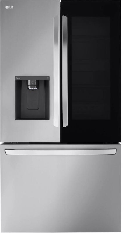 Photo 1 of LG Counter-depth Counter Depth MAX InstaView 25.5-cu ft Smart French Door Refrigerator with Dual Ice Maker (Stainless Steel) ENERGY STAR

**Fairly new condition***
