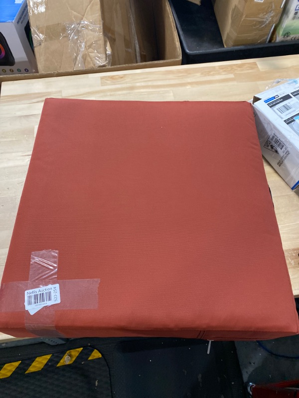 Photo 1 of  Burnt orange chair cushion** not exact photo** 1 pack 