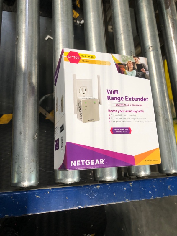 Photo 2 of NETGEAR Wi-Fi Range Extender EX6120 - Coverage Up to 1500 Sq Ft and 25 Devices with AC1200 Dual Band Wireless Signal Booster & Repeater (Up to 1200Mbps Speed), and Compact Wall Plug Design WiFi Extender AC1200