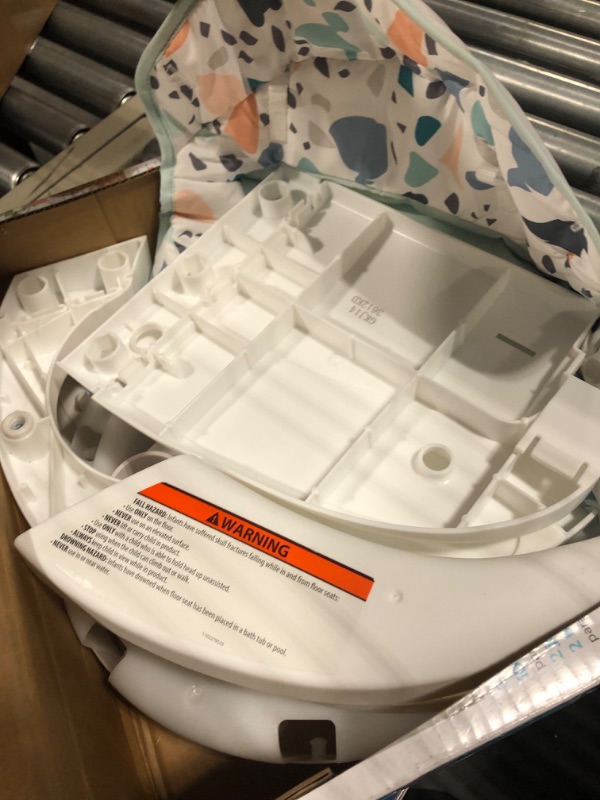 Photo 1 of Fisher-Price Portable Baby Chair Sit-Me-Up Floor Seat With Developmental Toys & Machine Washable Seat Pad, Pacific Pebble