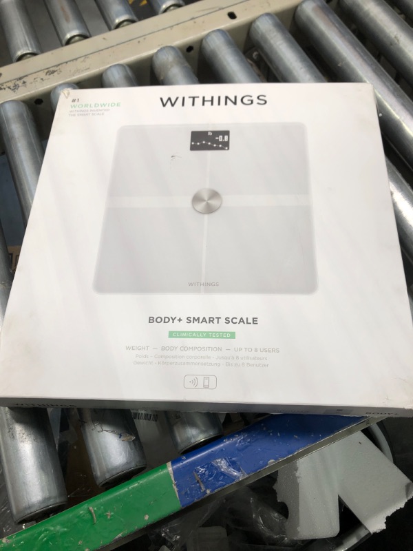 Photo 2 of Withings Body+ Smart Wi-Fi bathroom scale for Body Weight - Digital Scale and Smart Monitor Incl. Body Composition Scales with Body Fat and Weight loss management Black + 1 Count (Pack of 1)