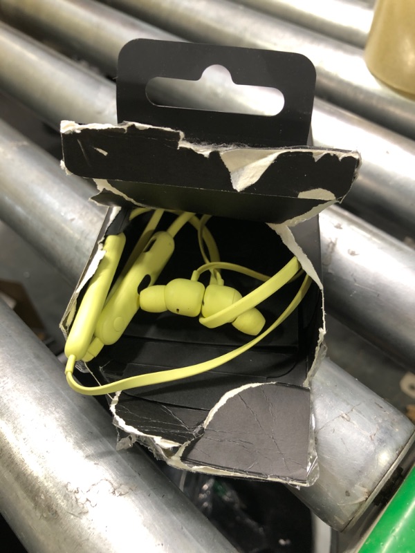 Photo 3 of Beats Flex Wireless Earbuds – Apple W1 Headphone Chip, Magnetic Earphones, Class 1 Bluetooth, 12 Hours of Listening Time, Built-in Microphone - Yuzu Yellow Yuzu Yellow Beats Flex