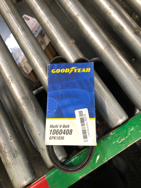 Photo 1 of Goodyear Belts 1060408 Serpentine Belt, 6-Rib, 40.8" Length, Multi