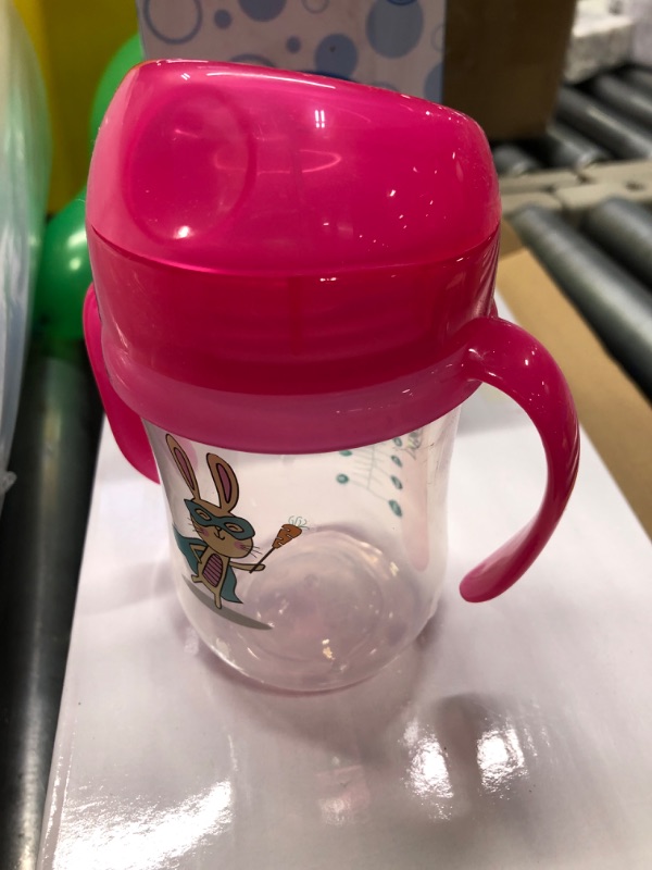 Photo 1 of Dr. Brown's Milestones Soft Spout Sippy Cup with Handles - Pink - 9oz - 6m+9 oz, Pink,