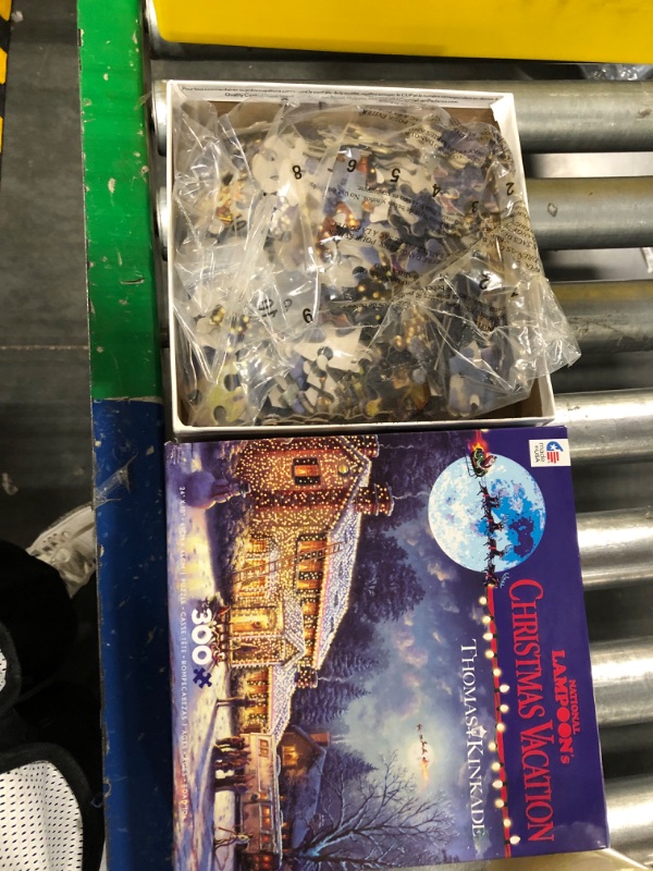 Photo 2 of Ceaco - Thomas Kinkade - Holiday Movies - National Lampoons Xmas Vacation - 300 Piece Jigsaw Puzzle