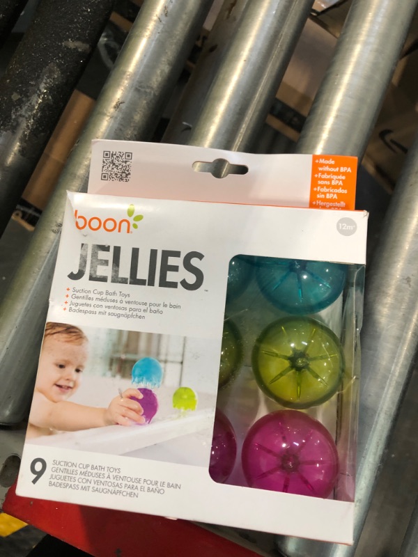 Photo 2 of Boon JELLIES Suction Cup Bath Toys - Baby Sensory Toys - Multicolored - Ages 12 Months and Up - 9 Count