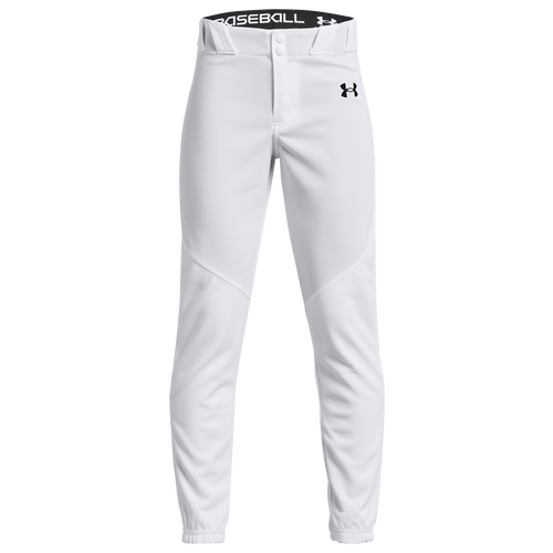 Photo 1 of Under Armour Boys’ Utility Closed Baseball Pants White, X-Large - Youth Baseball Tops/Bttm at Academy Sports
