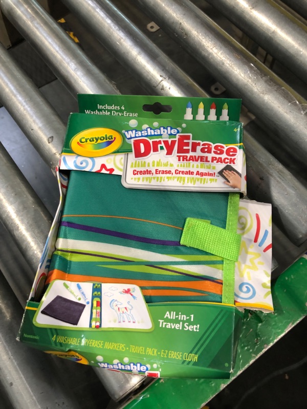 Photo 1 of Crayola Washable Dry Erase Travel Pack, Whiteboard for Kids, Ages 4, 5, 6, 7