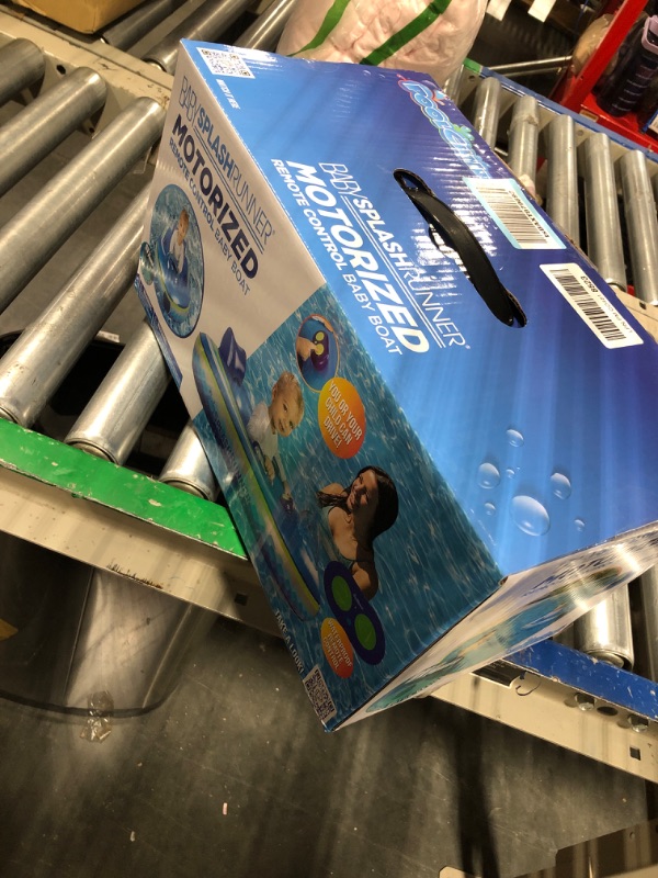 Photo 1 of Remote Control Motorized Baby Runner Boat The Ultimate Toddler Pool Toy for Parents