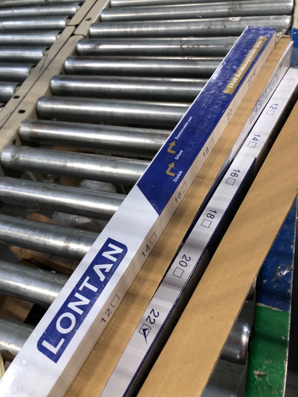 Photo 1 of 6 Pairs LONTAN 22 Inch Soft Close Drawer Slides Dresser Drawer Slides - Heavy Duty Drawer Slides Metal Ball Bearing and Full Extension Cabinet Drawer Slides Kitchen 100 LB Capacity 22 Inch 6 Pairs