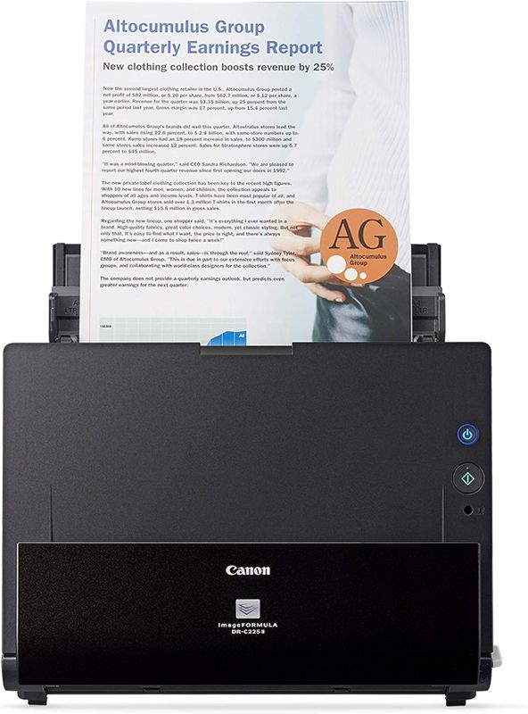 Photo 1 of Canon ImageFORMULA DR-C225 II Office Document Scanner, Black - 3258C002
