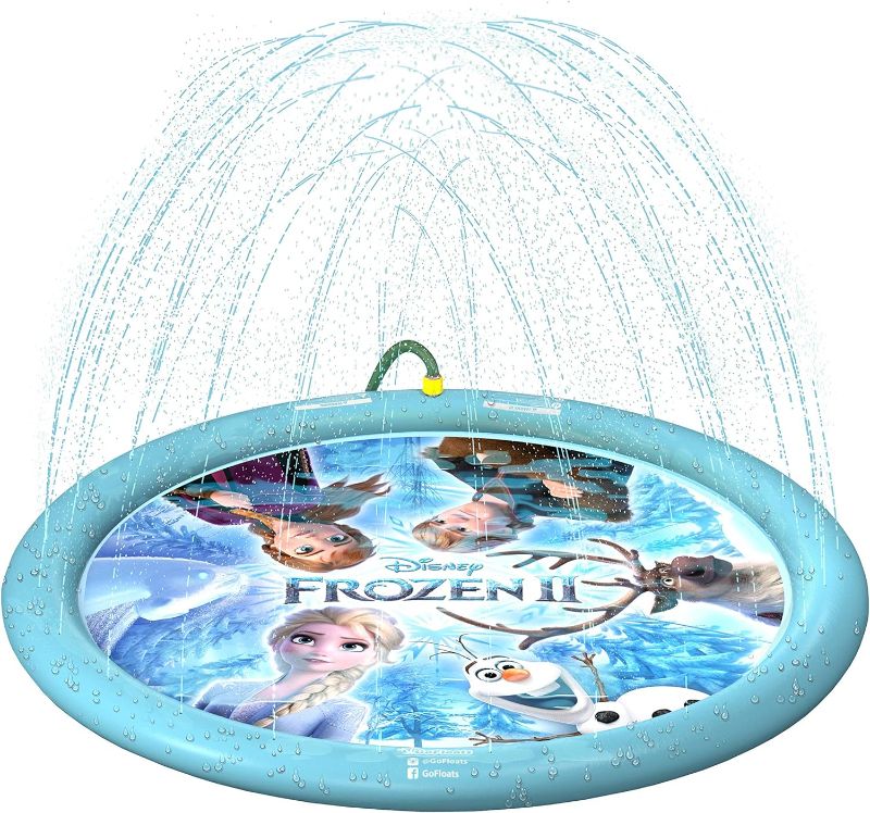 Photo 1 of GoFloats Disney Pixar Splash Pad Mats and Water Sprinklers for Kids - Frozen, Cars, Mickey, Nemo and Toy Story
