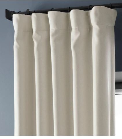 Photo 1 of **ONE PANEL**   Birch Faux Linen Room Darkening Curtain,Half Price Drapes 50 Inch x 120 Inch