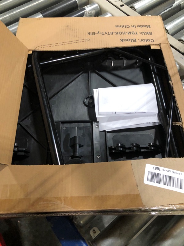 Photo 1 of Table Mate II Folding TV Tray Table and Cup Holder with 6 Height and 3 Angle Adjustments The Original TV Tray (Black)