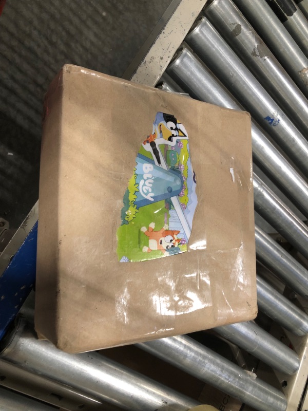 Photo 1 of BLUEY Keepy Uppy Game. Help, Bingo, and Chilli Keep The Motorized Balloon in The Air with The Character Paddles for 2-3 Players. Ages 4+