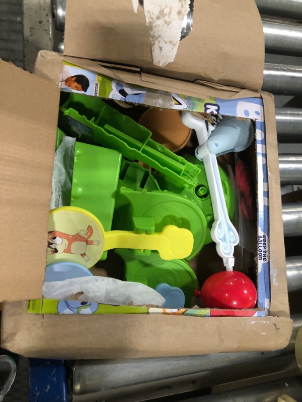 Photo 1 of BLUEY Keepy Uppy Game. Help, Bingo, and Chilli Keep The Motorized Balloon in The Air with The Character Paddles for 2-3 Players. Ages 4+