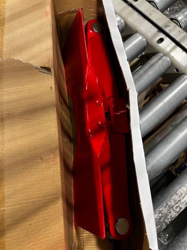 Photo 2 of BIG RED T10152 Torin Steel Scissor Lift Jack Car Kit, 1.5 Ton (3,000 lb) Capacity, Red Red Iron tops