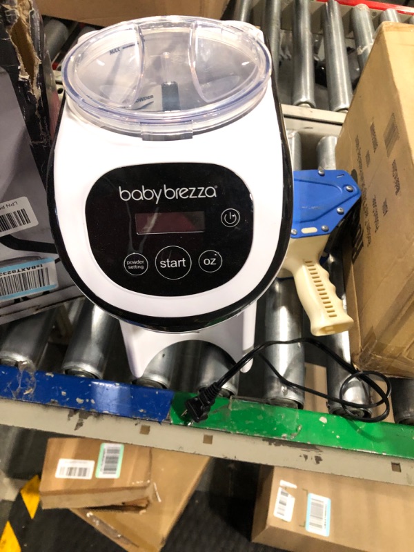 Photo 3 of Baby Brezza Formula Pro Mini Baby Formula Maker – Small Baby Formula Mixer Machine Fits Small Spaces and is Portable for Travel– Bottle Makers Makes The Perfect Bottle for Your Infant On The Go Formula Pro Mini Dispenser Machine