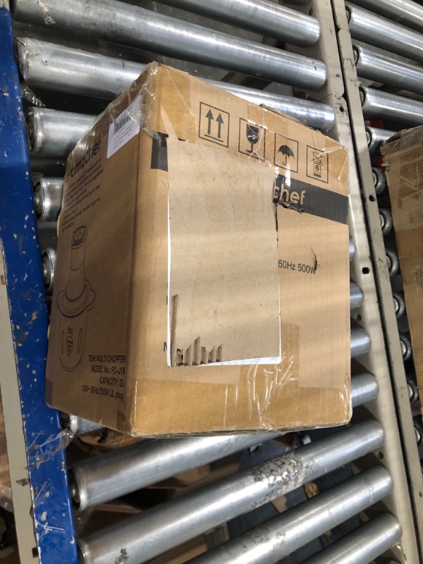 Photo 1 of AMZCHEF Powerful Electric Food Processor with Stainless Steel Bowl (8 Cup) & 2 Speed Modes, Electric Food Chopper with 4 Sharp Blades Electric Meat Grinder Vegetable Chopper for Family & Baby Use,500W J20