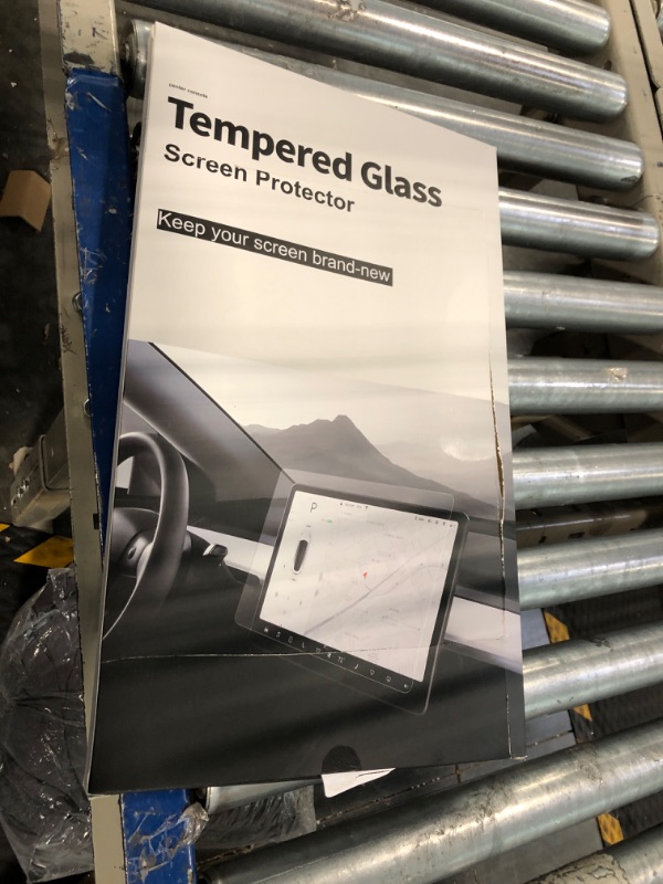 Photo 1 of 2023 NEW Premium Upgrade Tesla Model 3 Model Y Tempered Glass Screen Protector with Alignment Kit, 9H Anti-Scratch and Shock Resistant for Model 3 / Y , Tesla Model 3 Model Y Accessories 2023, Bubble Free & Anti-Fingerprint