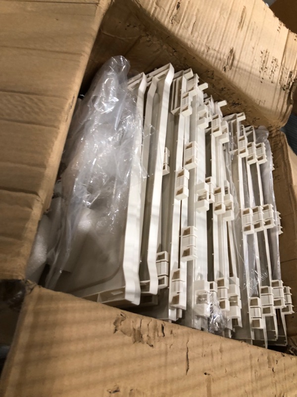 Photo 1 of XIYAO Plastic Storage Bins with Drawers,Stackable Storage Drawer with Clear Flip door, Wardrobe Closet Organizer,Toy Storage containers organizer for clothes,Home,Bedroom,White(17Gal*3 pack) 17 Gal-3pack White