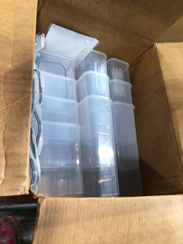 Photo 3 of 24 pcs clear storage