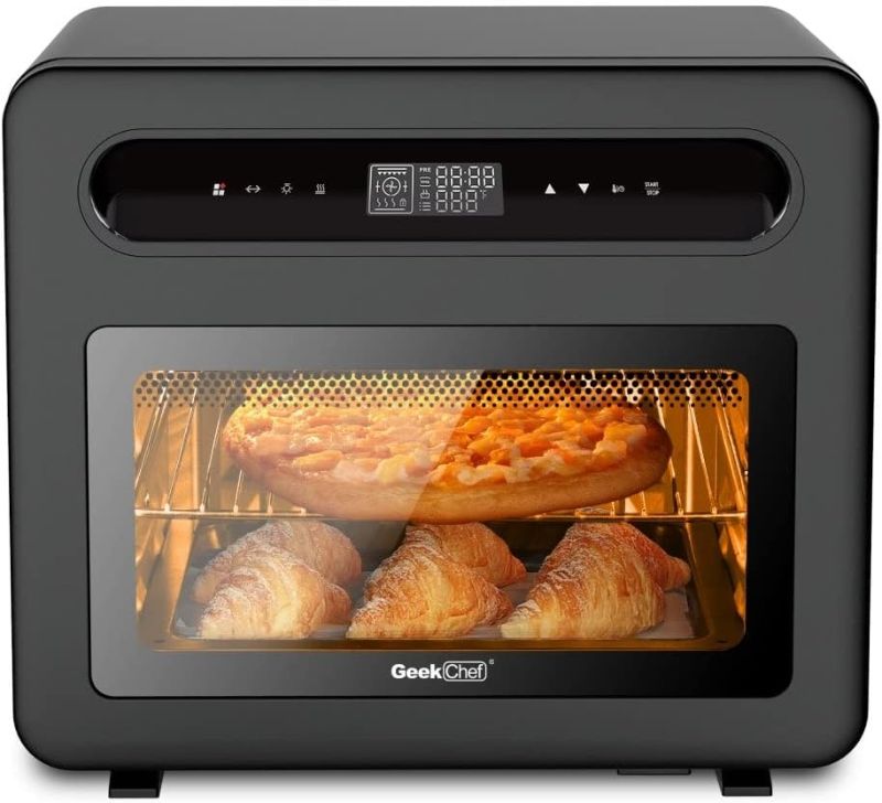 Photo 1 of Air Fryer Toaster Oven Combo Black Stainless Steel