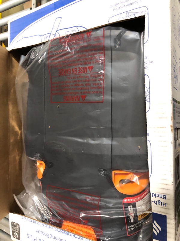Photo 1 of Chicco KidFit ClearTex Plus 2-in-1 Belt-Positioning Booster Car Seat, Backless and High Back Booster Seat, for Children Aged 4 Years and up and 40-100 lbs. | Drift/Grey KidFit Plus with ClearTex® No Chemicals Drift/Grey