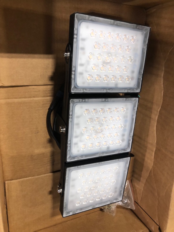 Photo 3 of 300W Dusk to Dawn LED Flood Light, STASUN 27000lm Super Bright Outdoor Lighting, 5000K Daylight White, IP65 Waterproof Wide Angle Exterior Lighting LED Security Area Light for Yard, Patio, Parking Lot 300W Dusk to Dawn Light