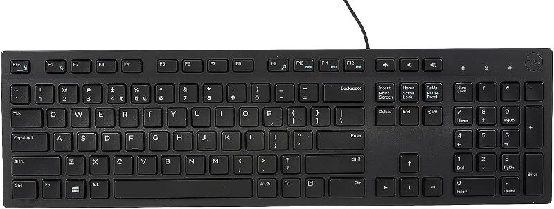 Photo 1 of Dell Wired Keyboard - Black KB216 (580-ADMT)
