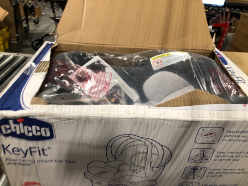 Photo 1 of Chicco KeyFit Infant Car Seat and Base | Rear-Facing Seat for Infants 4- 22 lbs. | Includes Infant Head and Body Support | Compatible with Chicco Strollers | Baby Travel Gear Encore 1 Count (Pack of 1) KeyFit Car Seat