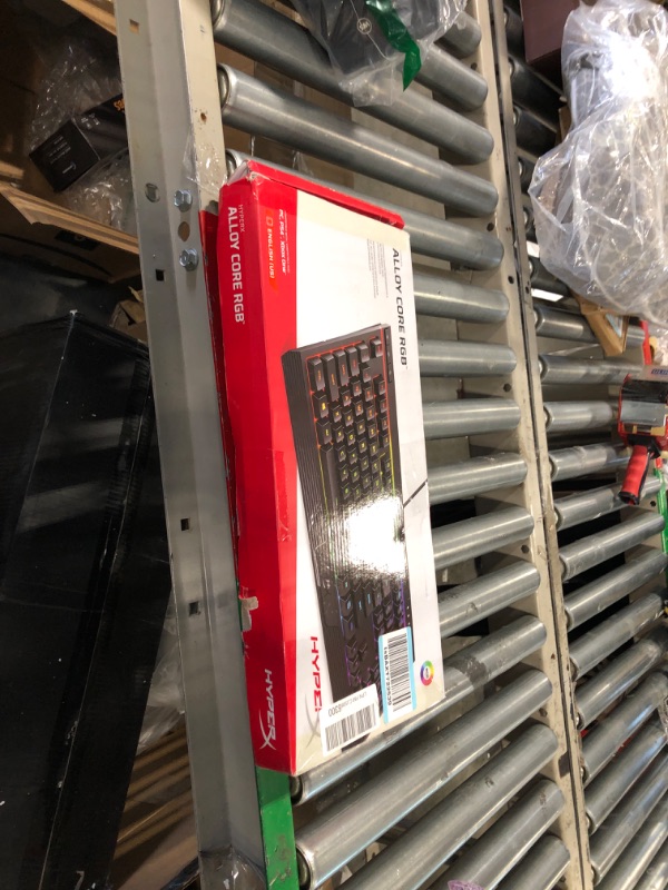 Photo 1 of HyperX Alloy Core RGB – Membrane Gaming Keyboard, Comfortable Quiet Silent Keys with RGB LED Lighting Effects, Spill Resistant, Dedicated Media Keys, Compatible with Windows 10/8.1/8/7 – Black